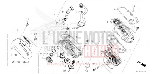 ACTIONNEUR D'EMBRAYAGE CB750ACT de 2026